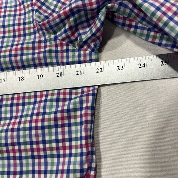 Ralph Lauren Men Multicolor Long Sleeve Plaid Button Down Pink Pony Size Medium - Picture 8 of 9